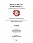 TRANSPORTE DE LOS RESIDUOS AL VERTEDRO Y A LOS CENTROS DE VALORIZACION
