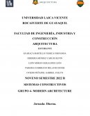 MODERN ARCHITECTURE . MATERIALES INNOVADORES