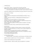 Competencia de producto - Pastelería