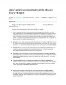 Aportaciones conceptuales de la obra de Marx y Engels