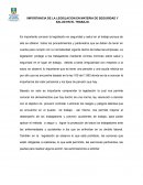 IMPORTANCIA DE LA LEGISLACION EN MATERIA DE SEGURIDAD Y SALUD EN EL TRABAJO