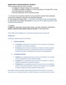 BASES PARA LA REALIZACIÓN DEL TRABAJO