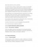 Proyecto: “ME DIVIERTO Y APRENDO”