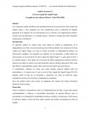 Análisis de lectura 5 La Gran Legión del Águila Negra