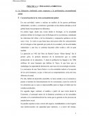 PRÁCTICA 1 // PEDAGOGÍA AMBIENTAL