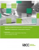 Formulacion de proyectos