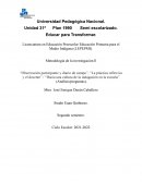 Observación participante y diario de campo, La práctica reflexiva y el docente / Hacia una cultura de la indagación en la escuela