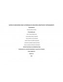 MATRIZ DE INDICADORES PARA EL PROGRAMA DE INDUCCION CAPACITACION Y ENTRENAMIENTO