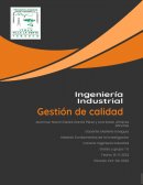 Ingenieria industrustrial-Gestion de calidad
