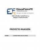 ANALISIS DE 5´ DE UN DEPORTE DE INVASIÓN QUE INCLUYA PORTERÍAS