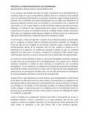 PROCESO DE LA INDUSTRIALIZACIÓN DE LOS COLOMBIANOS