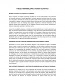 Trabajo viabilidad politica modelo económico