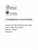 COMPETENCIA COMUNICATIVA EVIDENCIA 1