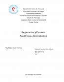 Reglamentos y Procesos Académicos- Administrativos