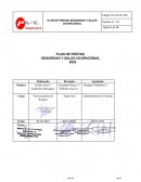 PLAN DE FIESTAS SEGURIDAD Y SALUD OCUPACIONAL