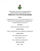 IMPORTANCIA DE LA SAL GRANULADA EN LA SALUD DE LA COMUNIDAD EN TIEMPOS DE CORONAVIRUS (COVID 19)