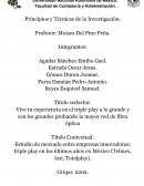 Estudio de mercado entre empresas innovadoras; triple play en los últimos años en México (Telmex, Izzi, Totalplay)