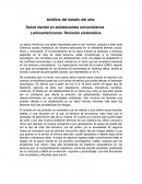 Marco teorico de la salud mental