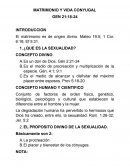 MATRIMONIO Y VIDA CONYUGAL