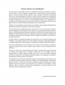 Como mentir con estadistica
