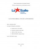 LA CULTURA GRIEGA, CUNA DE LA INTELIGENCIA