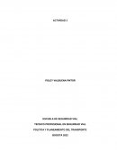 POLITICA Y PLANEAMIENTO DEL TRANSPORTE