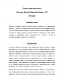 Ensayo película la tierra