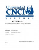 ANALISIS ECONOMICO, POLÍTICO Y SOCIAL DE MÉXICO