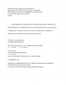 PROCEDIMIENTOS ADMINISTRATIVOS APLICADOS POR LA DIVISIÓN DE ADMINISTRACIÓN