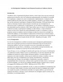 La Participación Ciudadana Como Elemento Esencial en el Gobierno Abierto