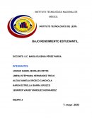 BAJO RENDIMIENTO ESTUDIANTIL.