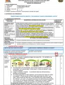 Sesión de aprendizaje. Escribimos oraciones y reconocemos la sintaxis del sujeto