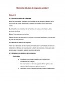 Elemento del plan de negocios unidad l