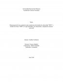 Determinación de la correlación entre mediciones del modulo de elasticidad “MOE” y modulo de rotura “MOR” en vigas laminadas, por ultrasonido y maquina de ensayos universal