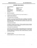 Pruebas psicológicas BFQ