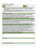 DIARIO DE VIDA Y APRENDIZAJE