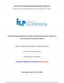 Informe Ejecutivo de Experiencias Formativas en Situaciones Reales de Trabajo