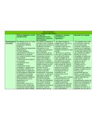 Tabla comparativa Desarrollo cognoscitivo