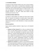 HALLAZGOS HISTOLOGICOS EN PATOLOGIA CLINICA FACTORES DE REISGO