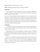 Analfabetismo un problema social en el Ecuador