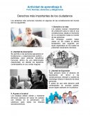 Actividad de aprendizaje 6. Foro. Normas, derechos y obligaciones