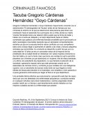 Tacuba Gregorio Cárdenas Hernández “Goyo Cárdenas”