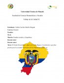 El Estado Ecuatoriano: ¿Qué es la Carta Magna o Constitución y que fines percibe para la sociedad?