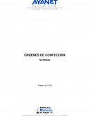 ÓRDENES DE CONFECCIÓN NUTRINAV