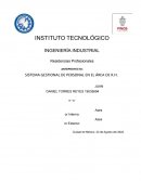 ANTEPROYECTO: SISTEMA GESTIONAL DE PERSONAL EN EL ÁREA DE RR.HH