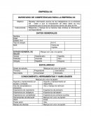 EMPRESA XX INVENTARIO DE COMPETENCIAS PARA LA EMPRESA XX