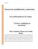 Procesos de sensibilización y motivación