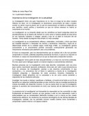 Importancia de la investigación en la actualidad