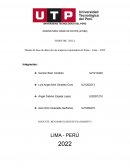 Diseño de base de datos de una empresa exportadora de frutas - Lima – 202