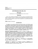 Informe de Laboratorio Práctica No. 7. DETERMINACION DEL RH